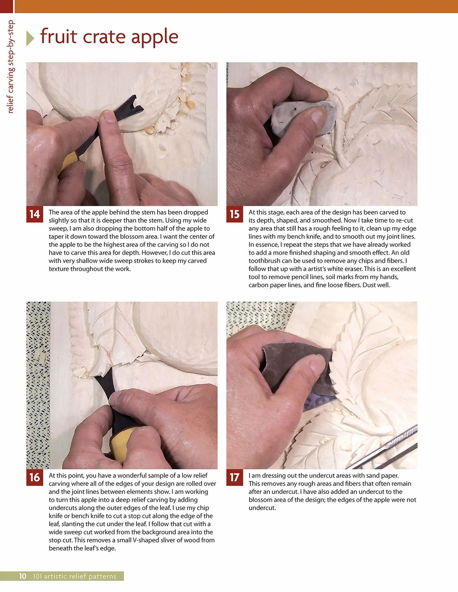 101 Artistic Relief Patterns for Woodcarvers, Woodburners & Crafters (Fox Chapel Publishing) Small Relief-Carving Designs, Easy-to-Follow