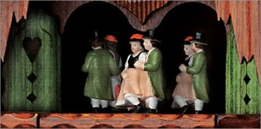 18" Musical Beer Drinkers Eight Day Movement German Cuckoo Clock