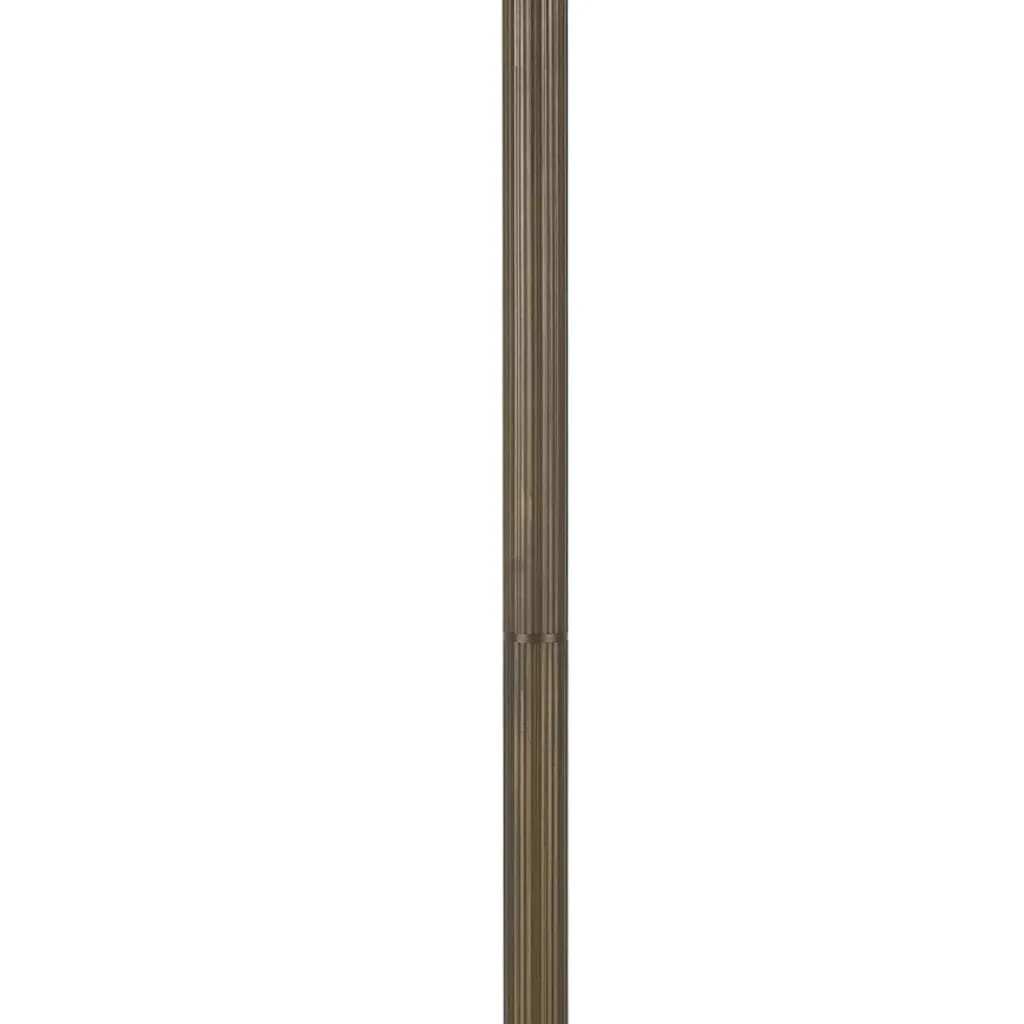 2 Bulb Tiffany Floor Lamp with Dragonfly Design Shade, Multicolor By Casagear Home