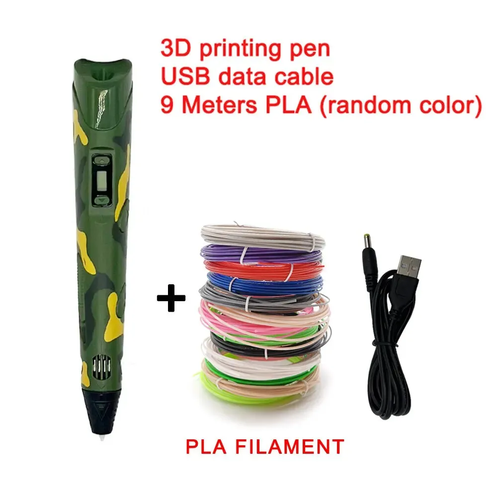 3d Printing Pen with 9m Pla Filament for Kids