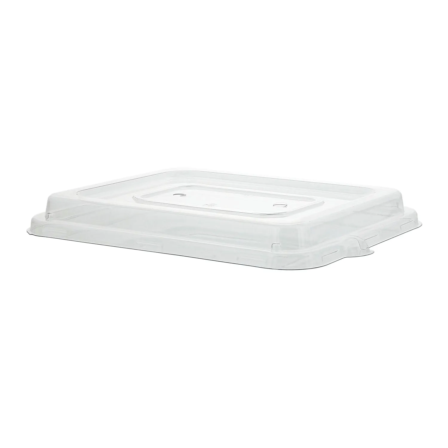 7" x 9" PET Lid for Tan Tubs, Case of 200
