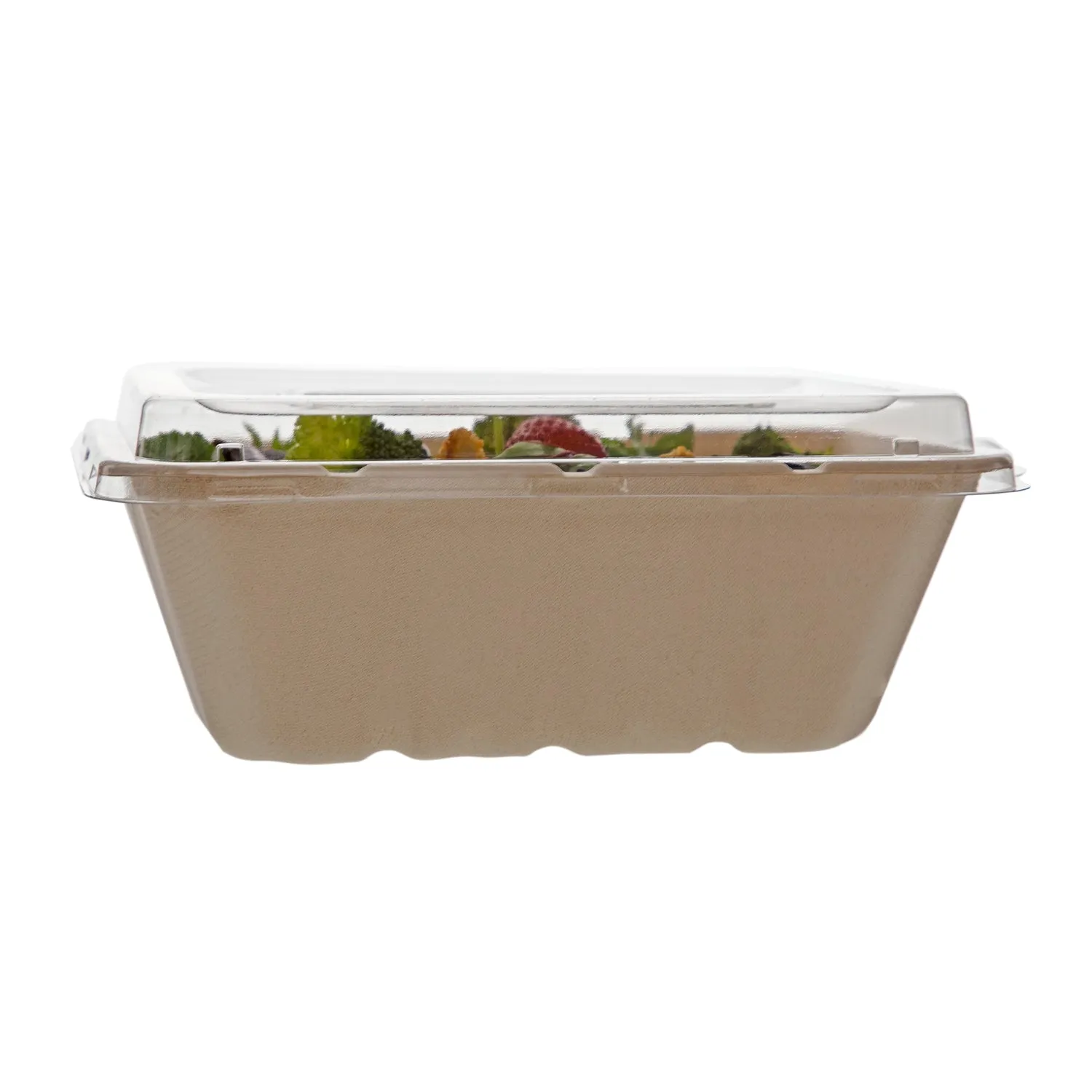 7" x 9" PET Lid for Tan Tubs, Case of 200