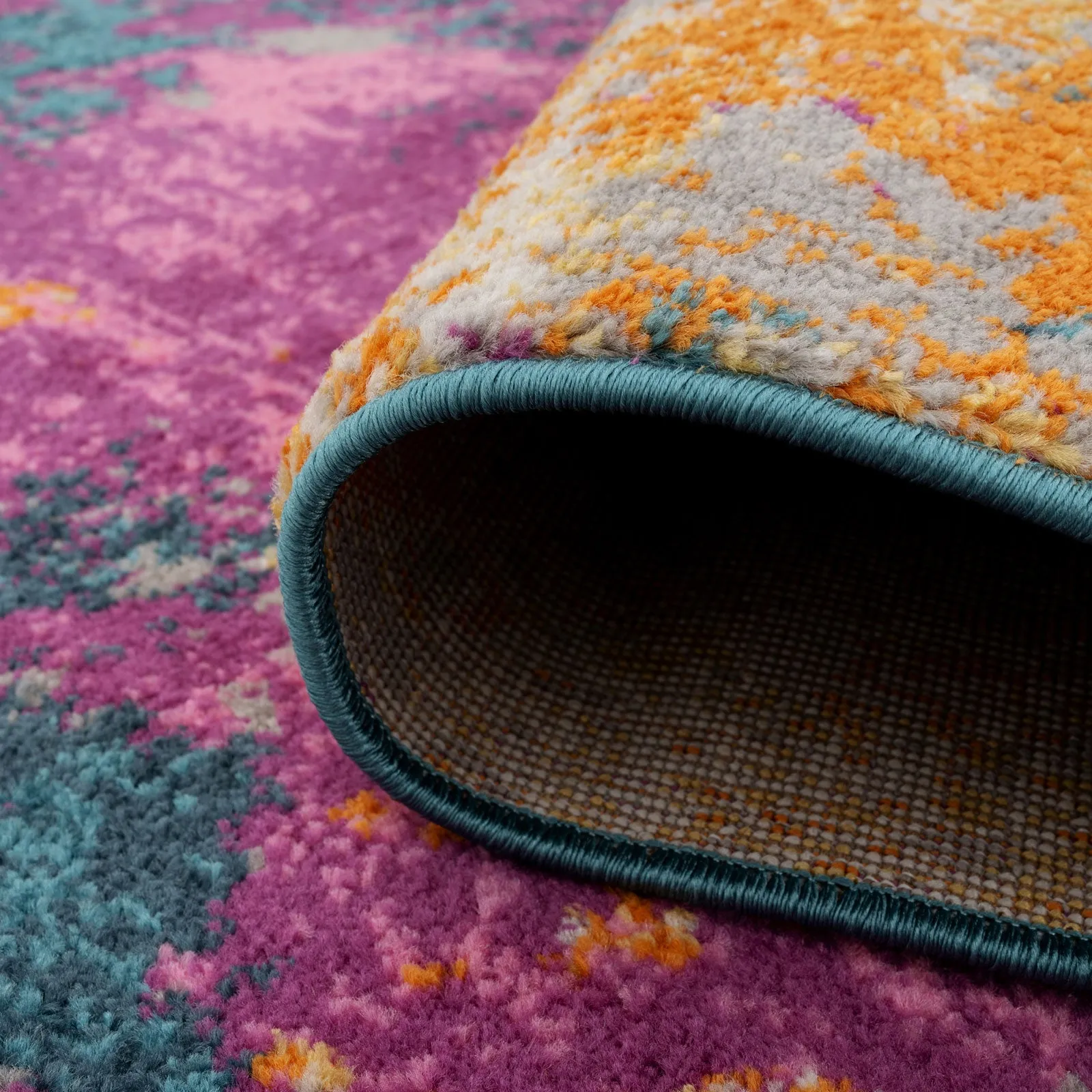 Abstract Multicolour Area Rug - Pulse