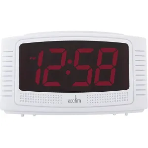 Acctim Vian Red LED Electric Alarm Clock