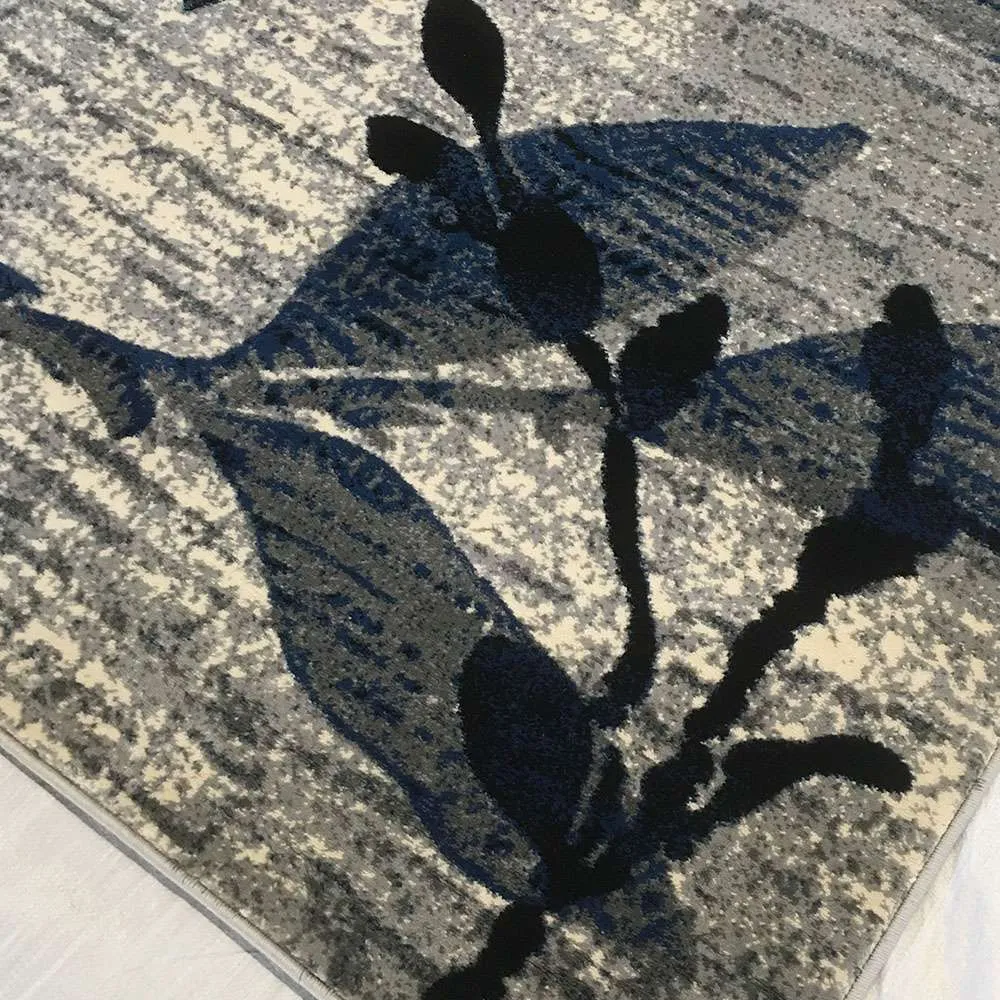 Alina Ink Painting Rug 240 x 330cm Grey