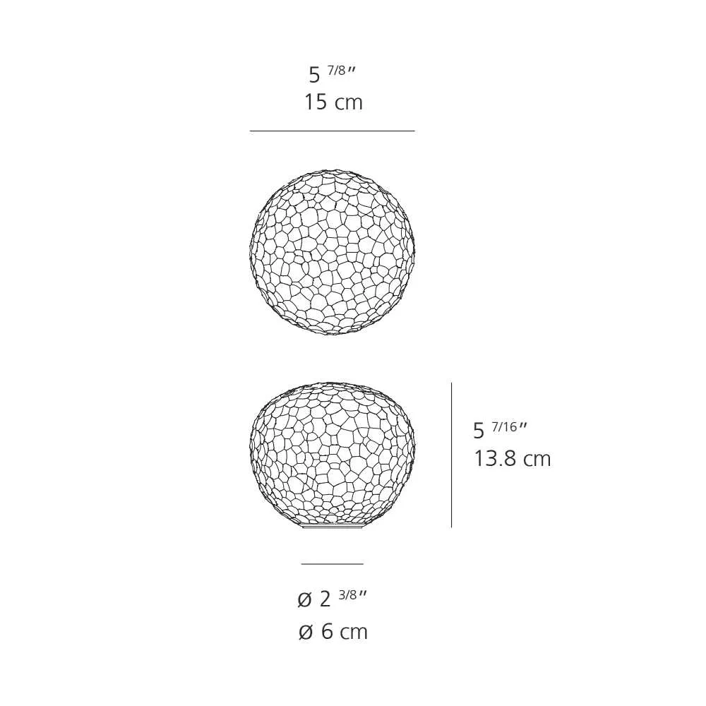 Artemide Meteorite 15 table lamp