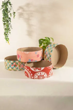 Assorted Round Fabric Storage Box