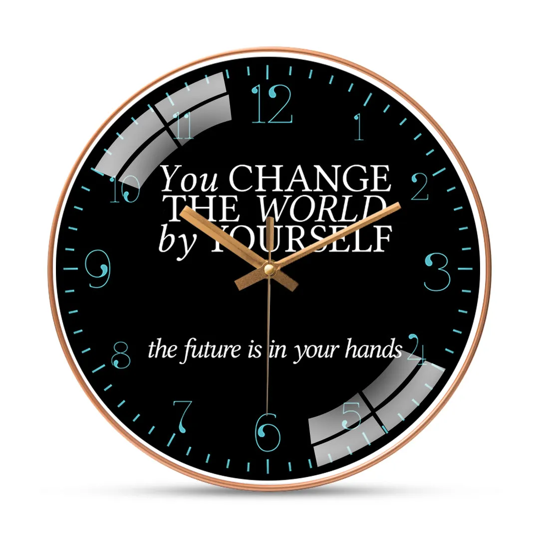 Astonishing inspirational wall clock