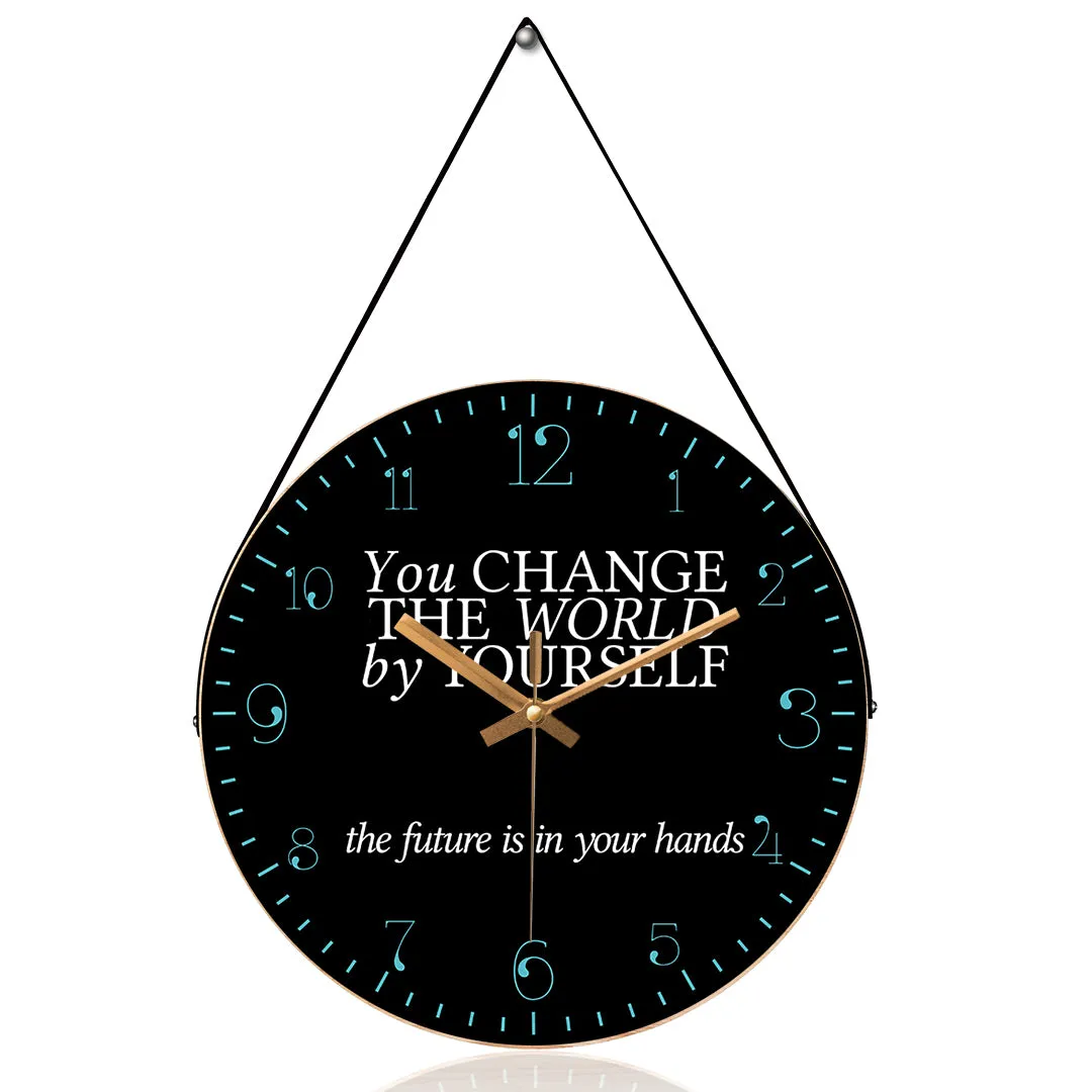 Astonishing inspirational wall clock