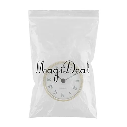ATORSE® Quiet Clock Insert DIY Clock Mechanism Gold Rim for School Living Room