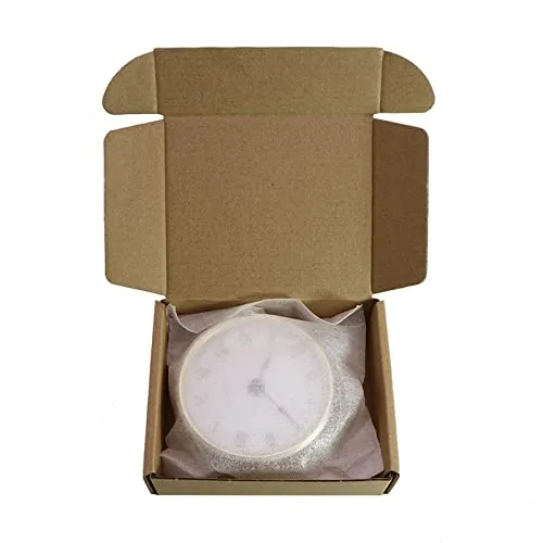 ATORSE® Quiet Clock Insert DIY Clock Mechanism Gold Rim for School Living Room