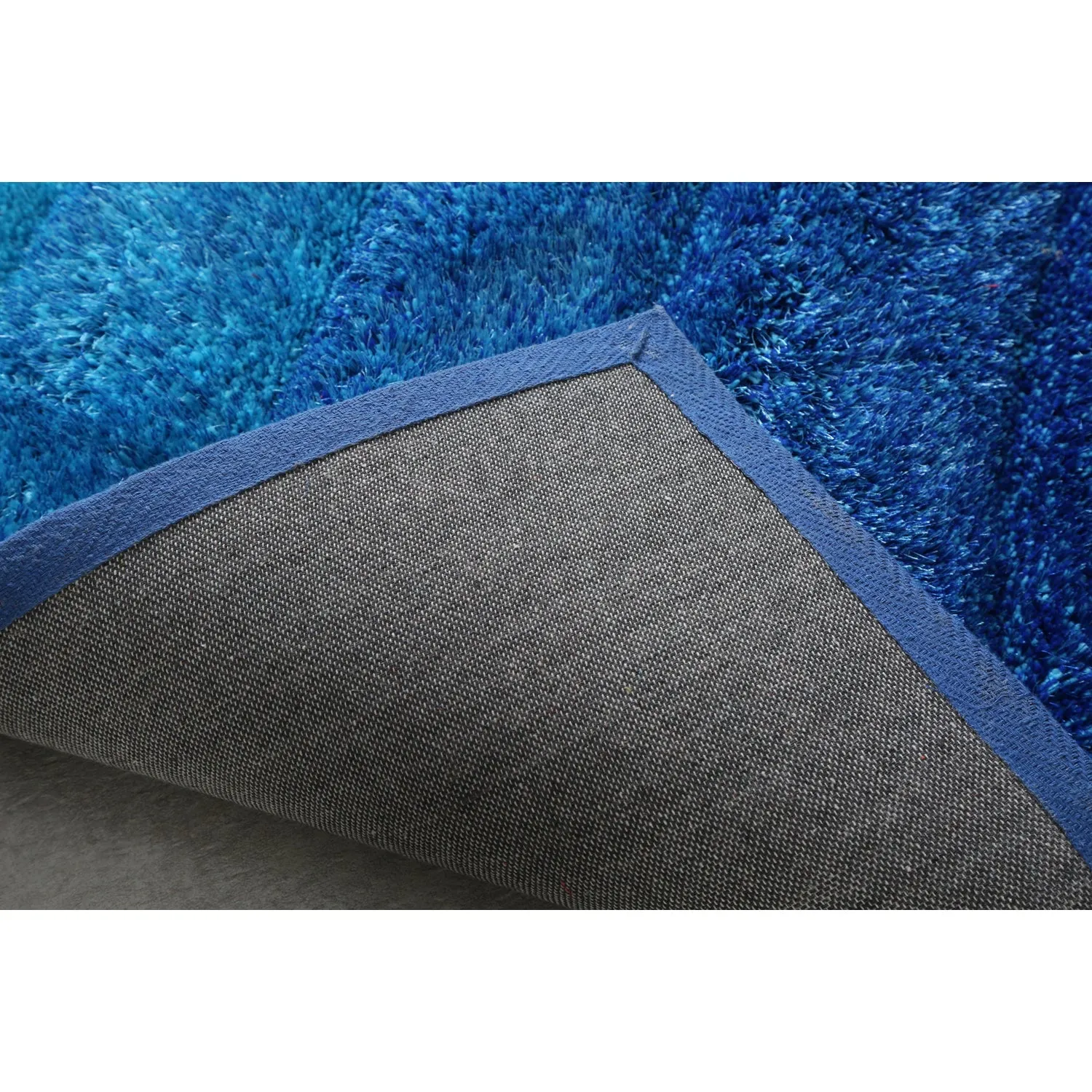 Aurora 3D Blue Shag Rug