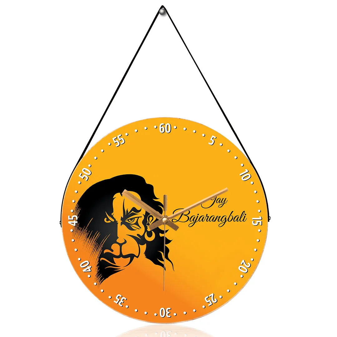 Bajrangbali hanuman art wall clock