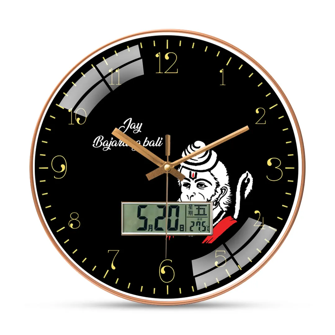 Bajrangbali wall clock