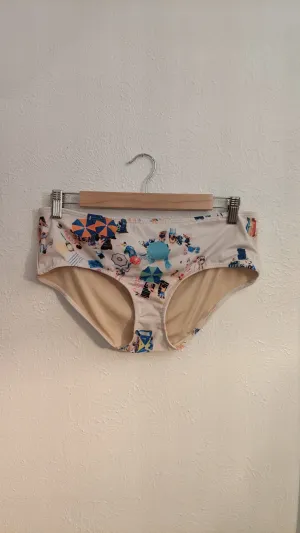 Beach Scene Bikini Bottoms - MEdium