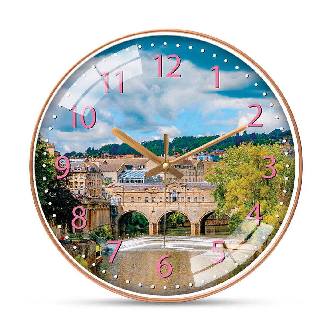 Beautiful bath city wall clock