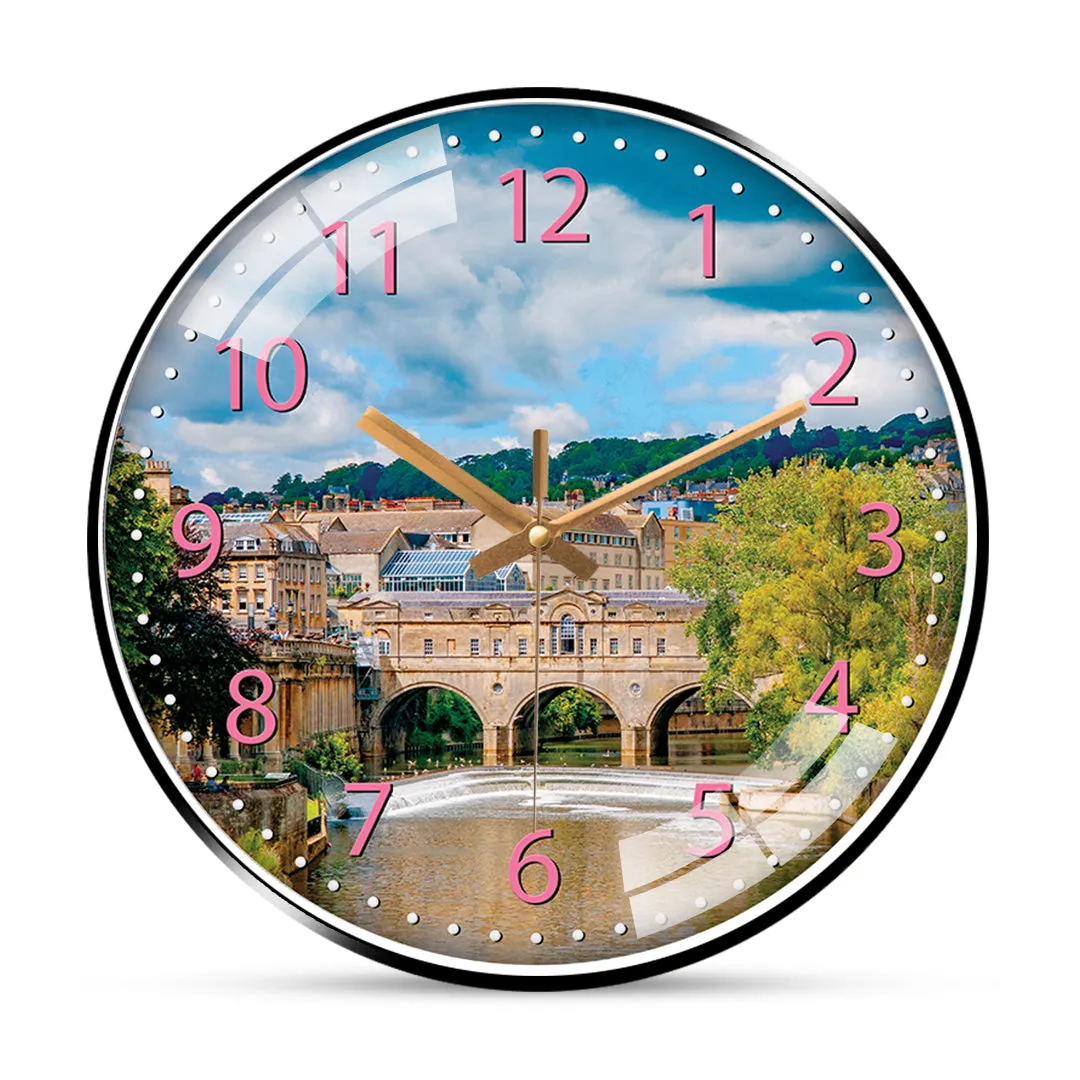 Beautiful bath city wall clock