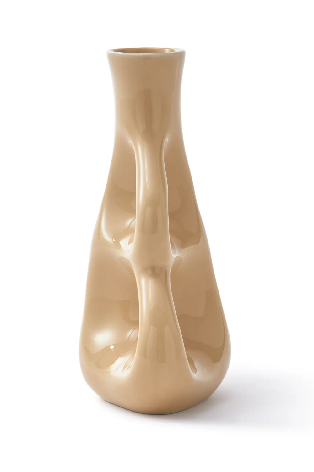 Beige Stoneware Vase S | Pols Potten Three Ears