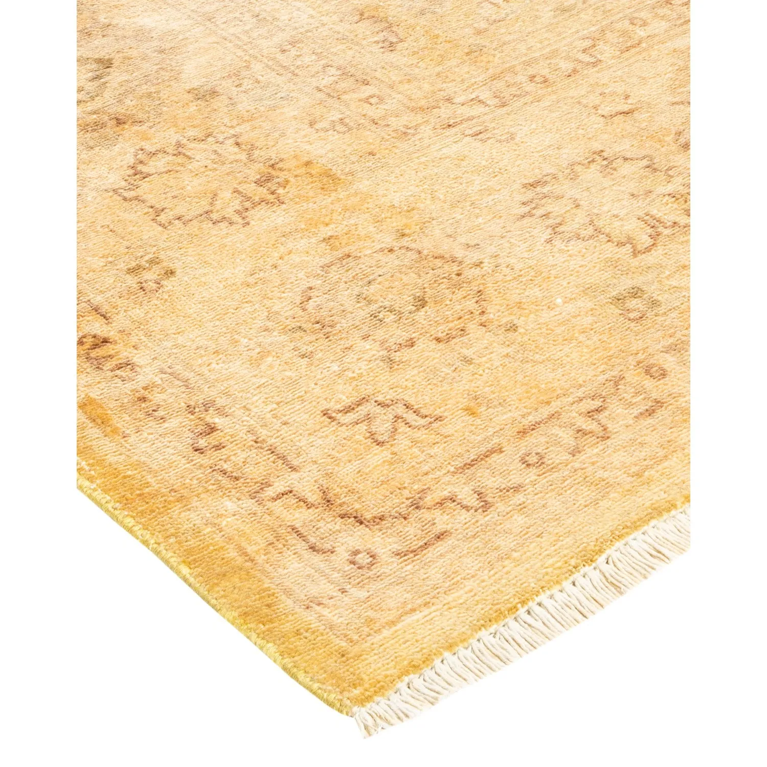 Beige Transitional Wool Rug - 8' x 10'