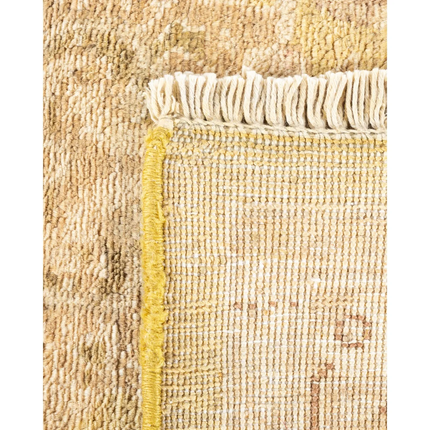 Beige Transitional Wool Rug - 8' x 10'