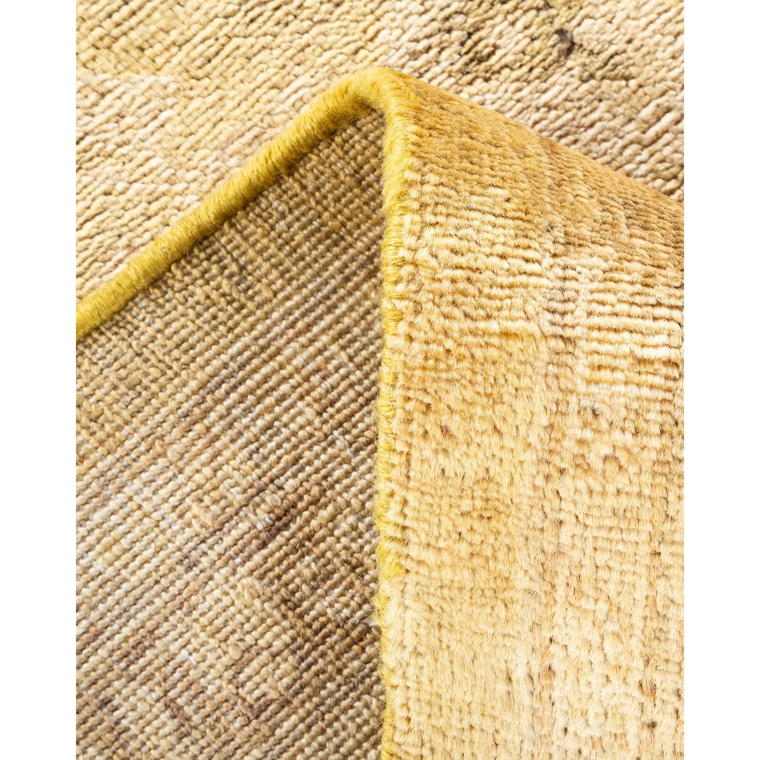 Beige Transitional Wool Rug - 8' x 10'