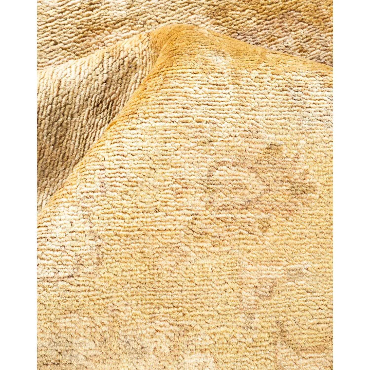 Beige Transitional Wool Rug - 8' x 10'