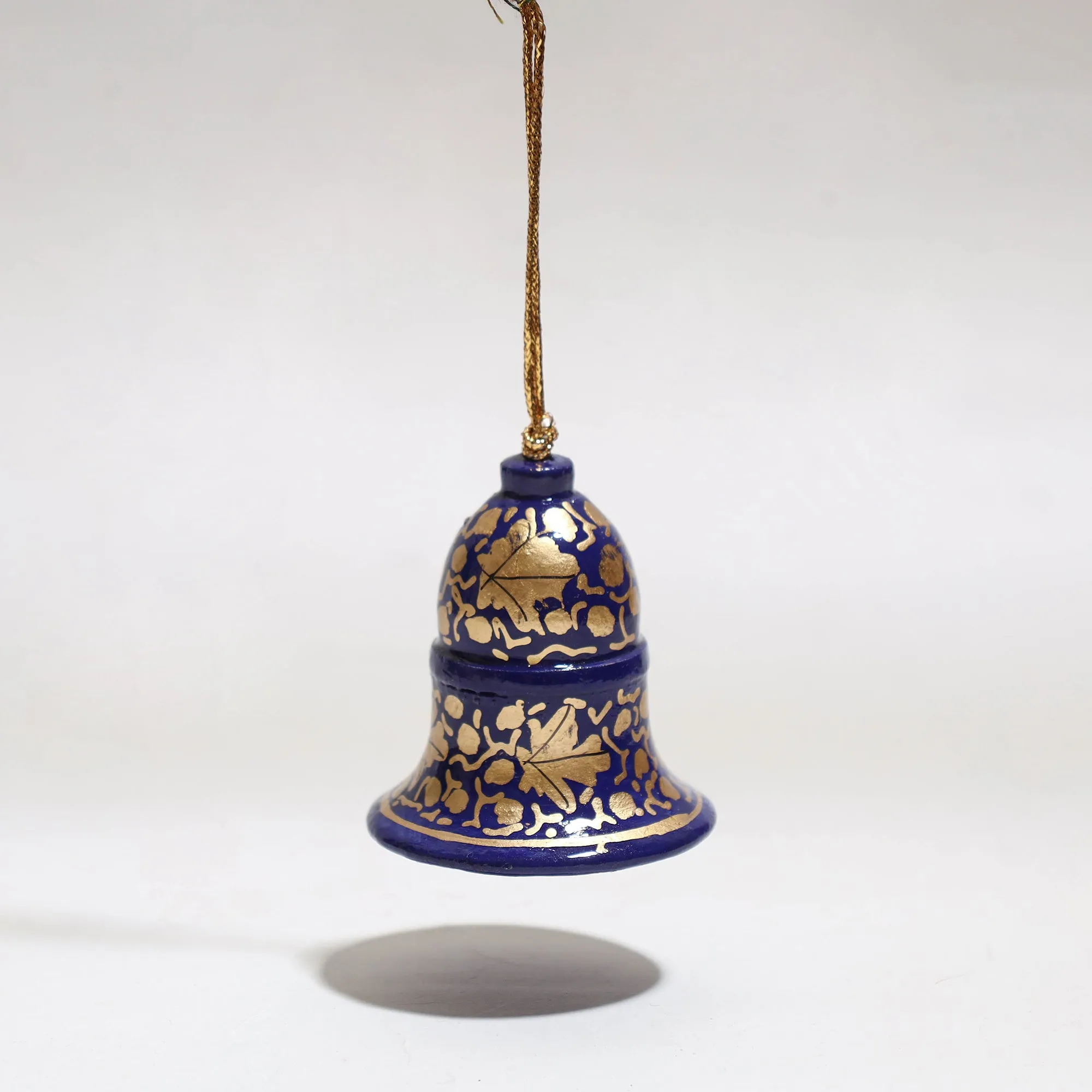 Bell - Kashmir Handpainted Christmas Decor Ornament 07