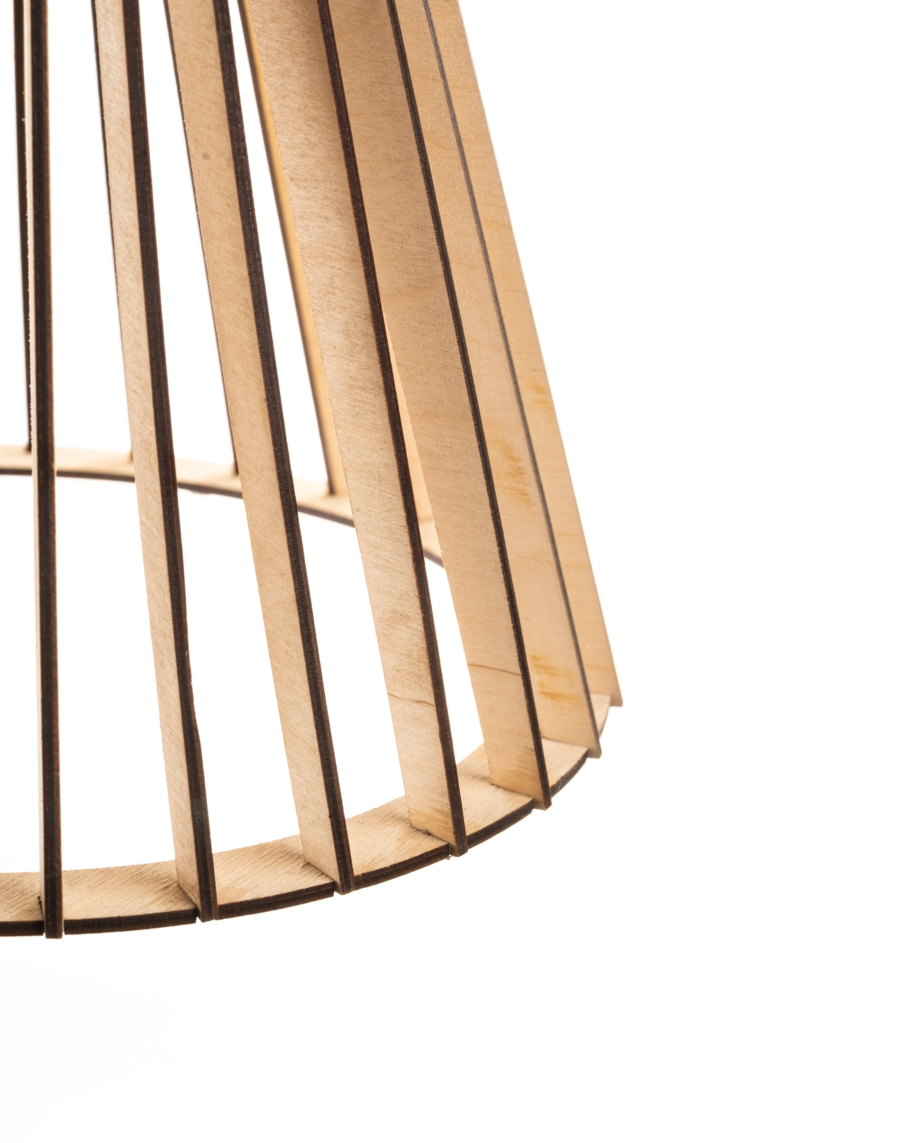 Biana Birch Wood Ceiling Lamp