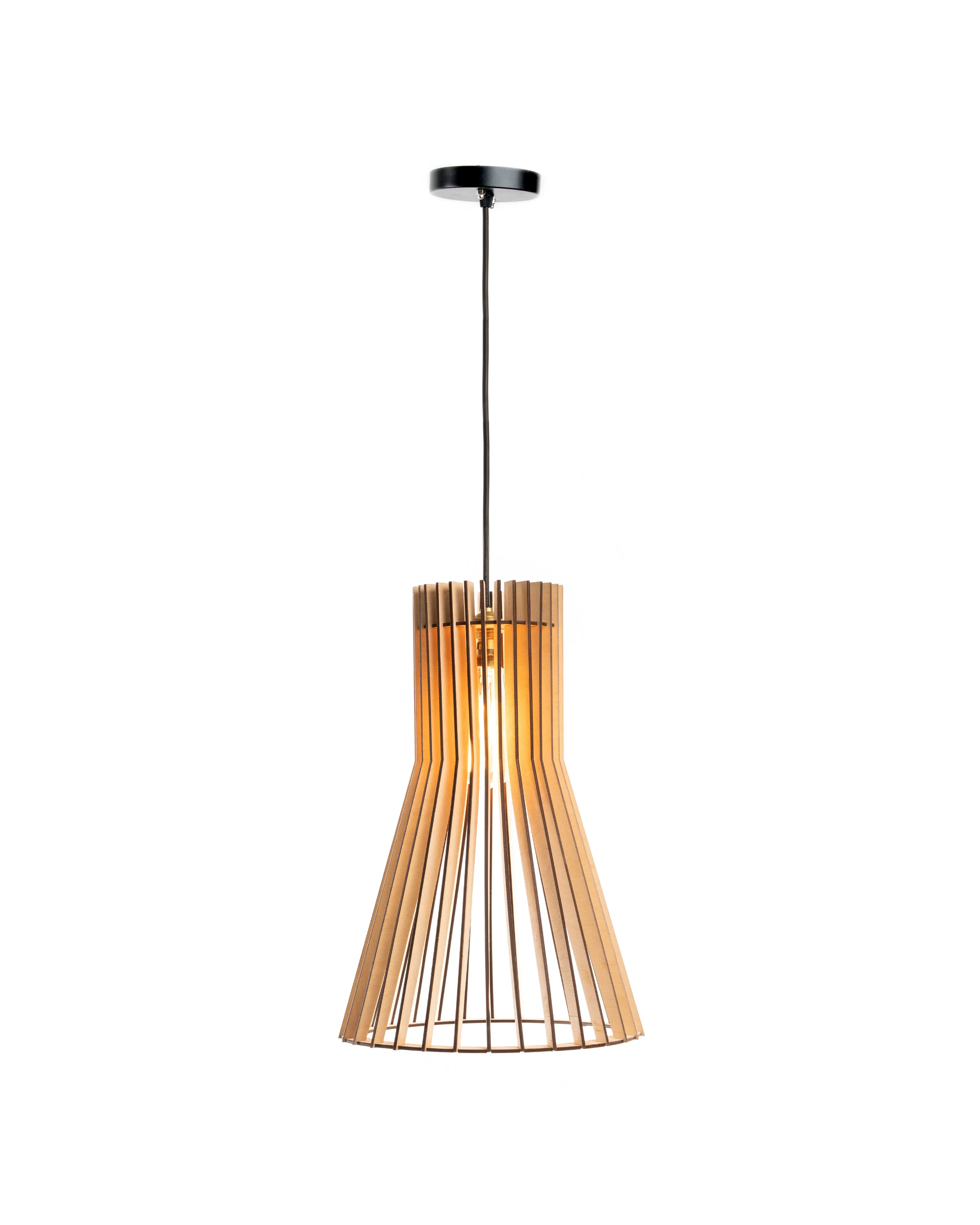 Biana Birch Wood Ceiling Lamp