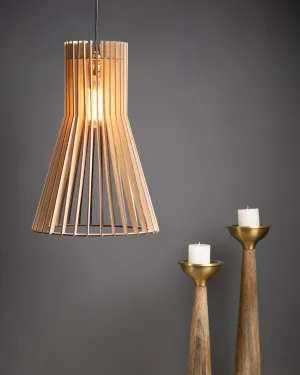 Biana Birch Wood Ceiling Lamp