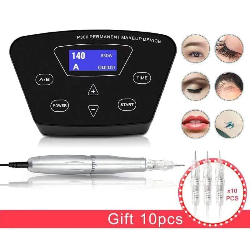 Biomaser Professional Tattoo Machine Rotary Pen For Permanent Makeup Eyebrow Lip Microblading DIY Machine Kit With Tattoo Needle