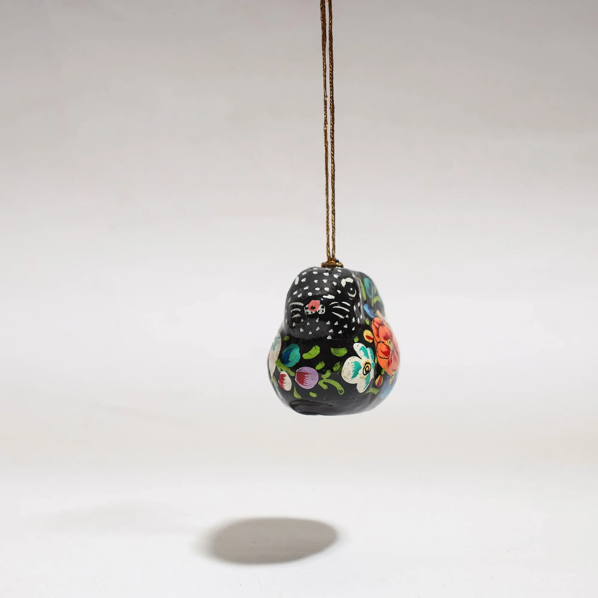 Bird - Kashmir Handpainted Christmas Decor Ornament 80