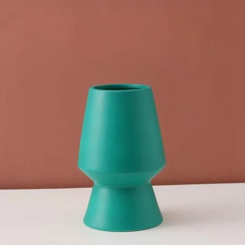Bright Color Ceramic Flower Vase