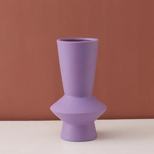 Bright Color Ceramic Flower Vase