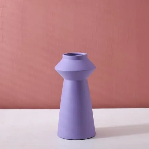 Bright Color Ceramic Flower Vase