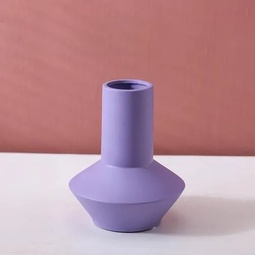 Bright Color Ceramic Flower Vase