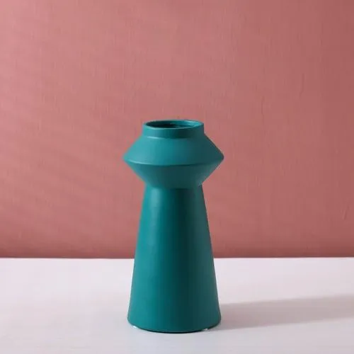 Bright Color Ceramic Flower Vase