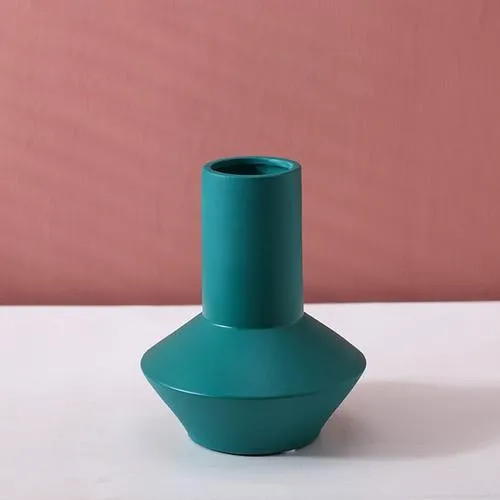 Bright Color Ceramic Flower Vase