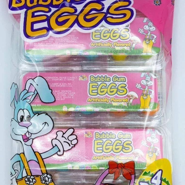 Bubblegum Egg Trays, 2.4oz