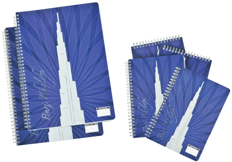 Burj Khalifa A5 Notebook, 80sheets 100gsm (FSNBSSA580B)