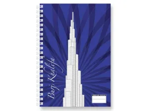 Burj Khalifa A5 Notebook, 80sheets 100gsm (FSNBSSA580B)