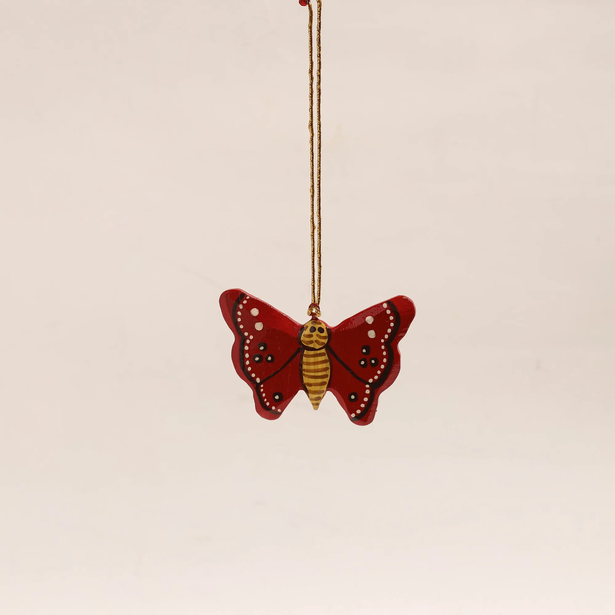 Butterfly - Kashmir Handpainted Christmas Decor Ornament