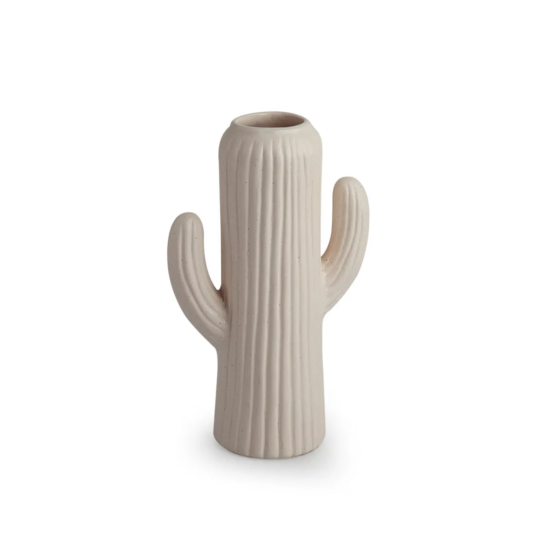 'Cactus Modern' Decorative Ceramic Vase (Handglazed Studio Pottery, 21.6 cm)