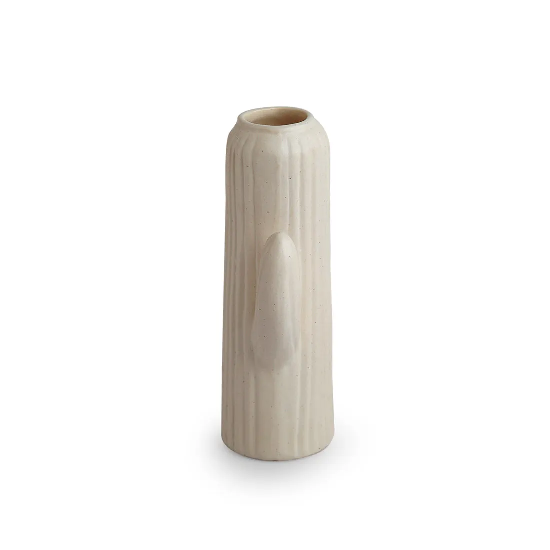 'Cactus Modern' Decorative Ceramic Vase (Handglazed Studio Pottery, 21.6 cm)