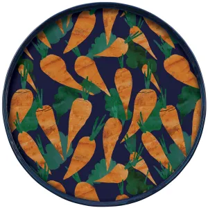 Carrots Round Tray - 15 Inch