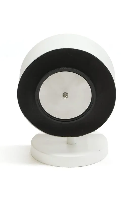 Cocovey Homes White Table Clock for Office Desk, Analog Clock for Study Table
