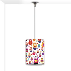 Colorful Ceiling Pendant Lamp - Babushka Dolls