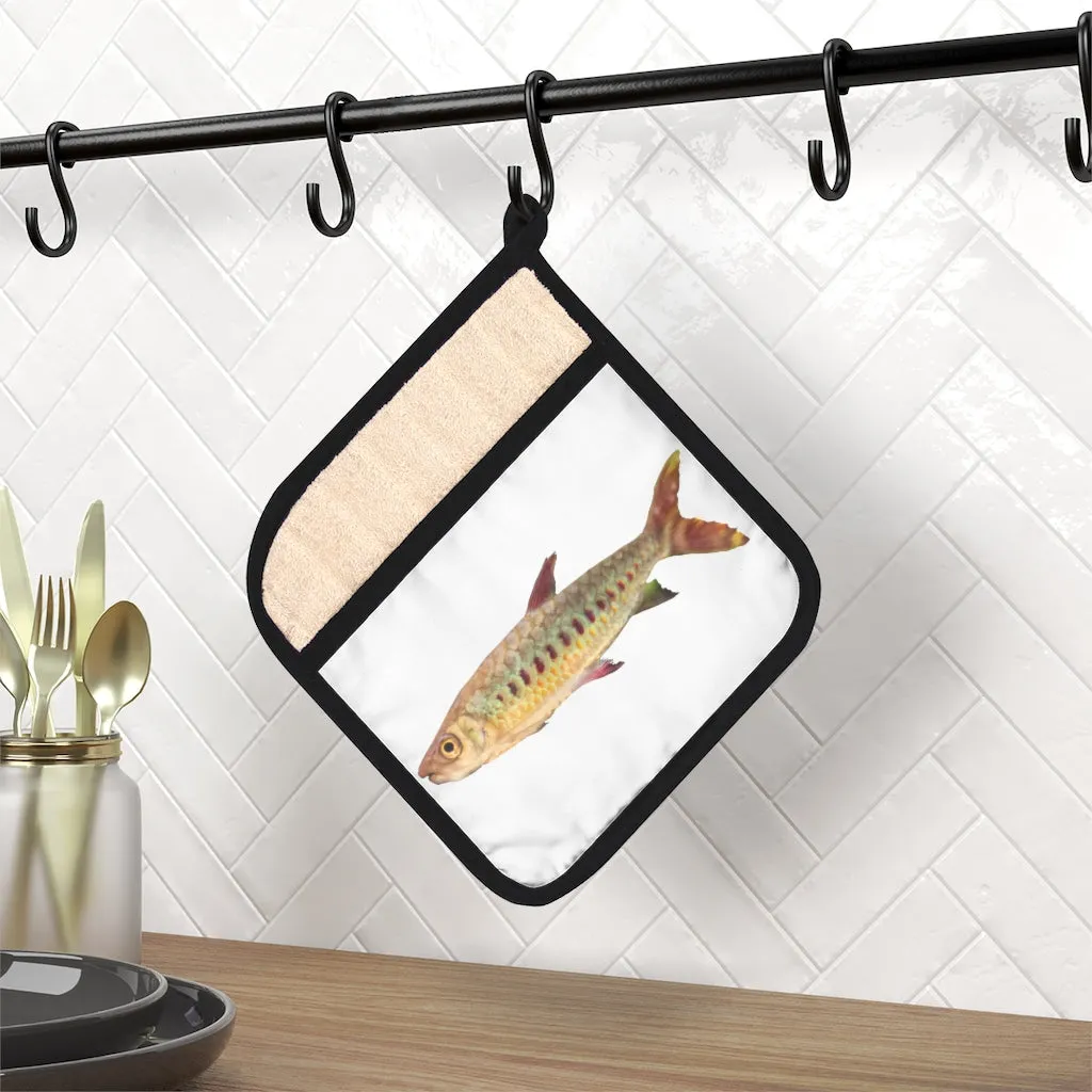 Colorful Fish Pot Holder with Pocket