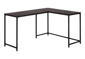 Computer Desk, Home Office, Corner, L Shape, Laptop, Marble Look Contemporary & Modern by Couch.com