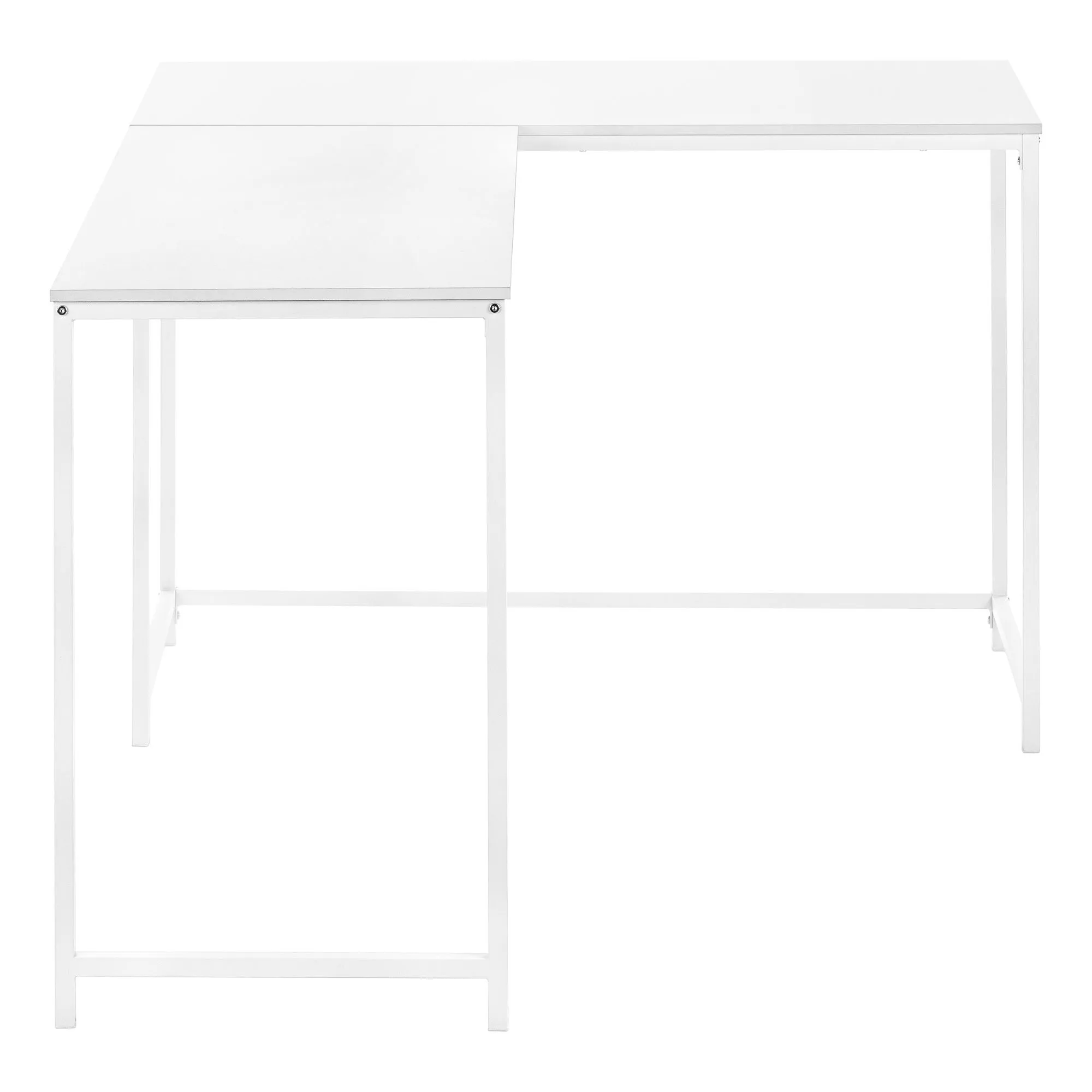 Computer Desk, Home Office, Corner, L Shape, Laptop, Marble Look Contemporary & Modern by Couch.com